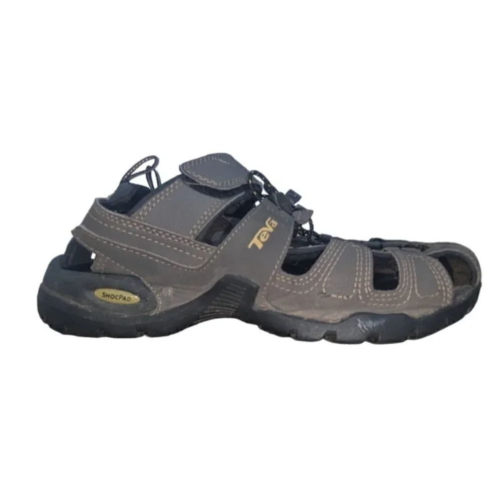 Teva FOREBAY Mens Sandals Hiking Brown Size 7